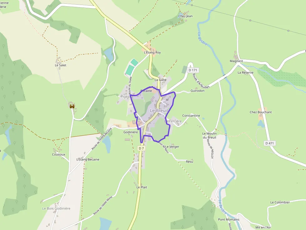 Appartement 47 m² trois pièces à vendre à Le Breuil