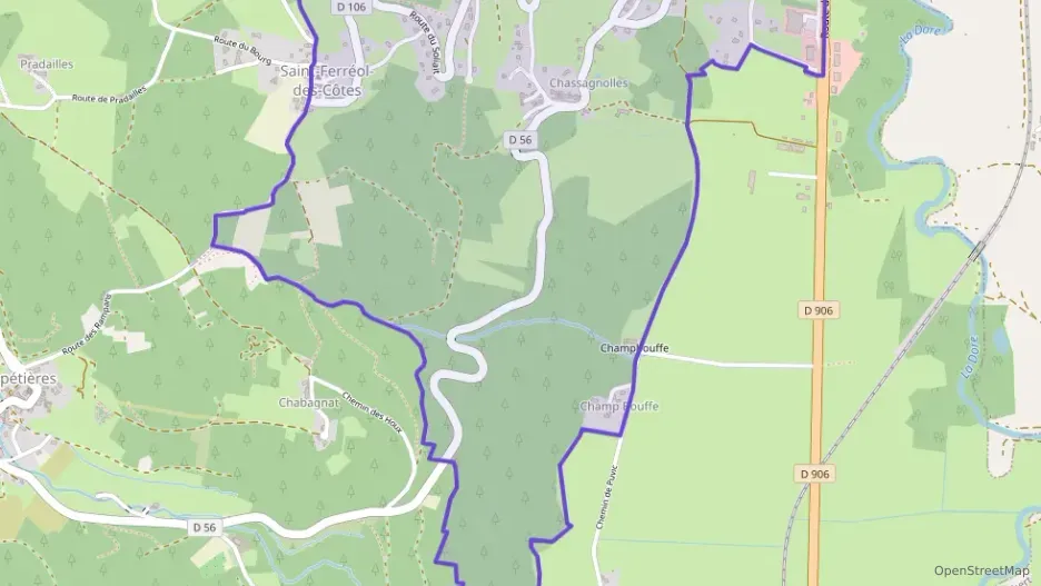 Appartement 61 m² deux pieces à vendre à Saint-Ferréol-des-Côtes