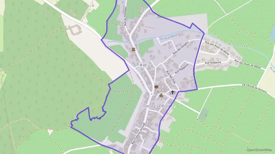 Appartement 121 m² quatre pièces à vendre à Fleury-la-Rivière Appartement 121 m² quatre pièces à vendre à Fleury-la-Rivière