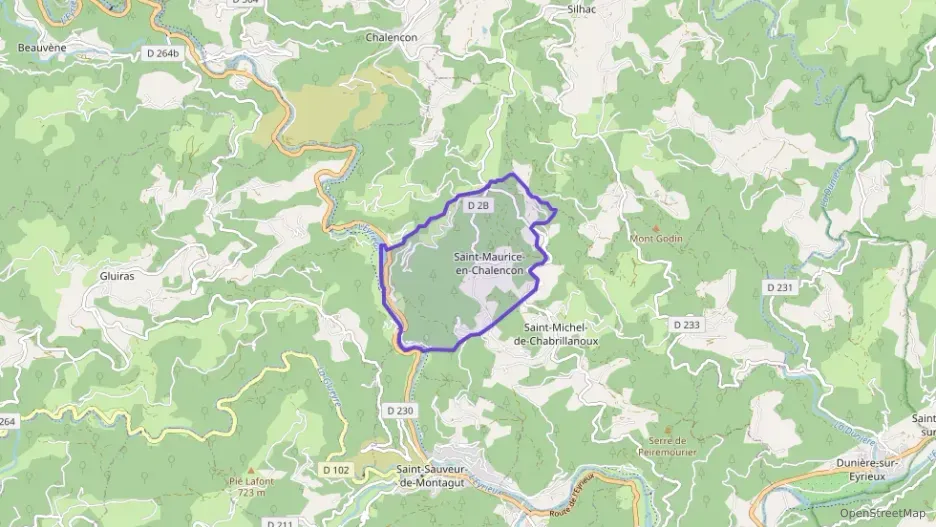 Appartement 35 m² deux pieces à vendre à Saint-Maurice-en-Chalencon