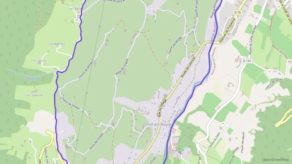 Appartement 46 m² deux pieces à vendre à Oriol-en-Royans