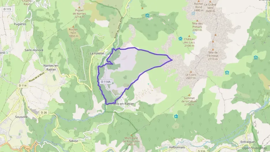 Appartement 70 m² deux pieces à vendre à Oris-en-Rattier