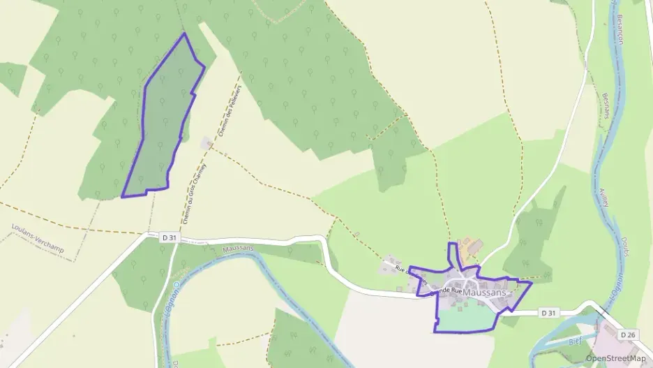 Appartement 58 m² deux pieces à vendre à Maussans Appartement 58 m² deux pieces à vendre à Maussans