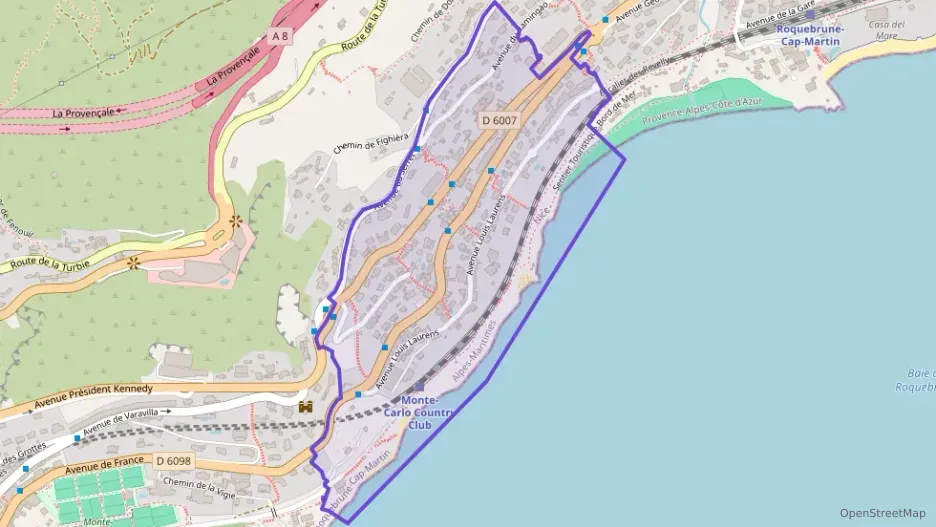 Appartement 68 m² trois pièces à vendre à Roquebrune-Cap-Martin