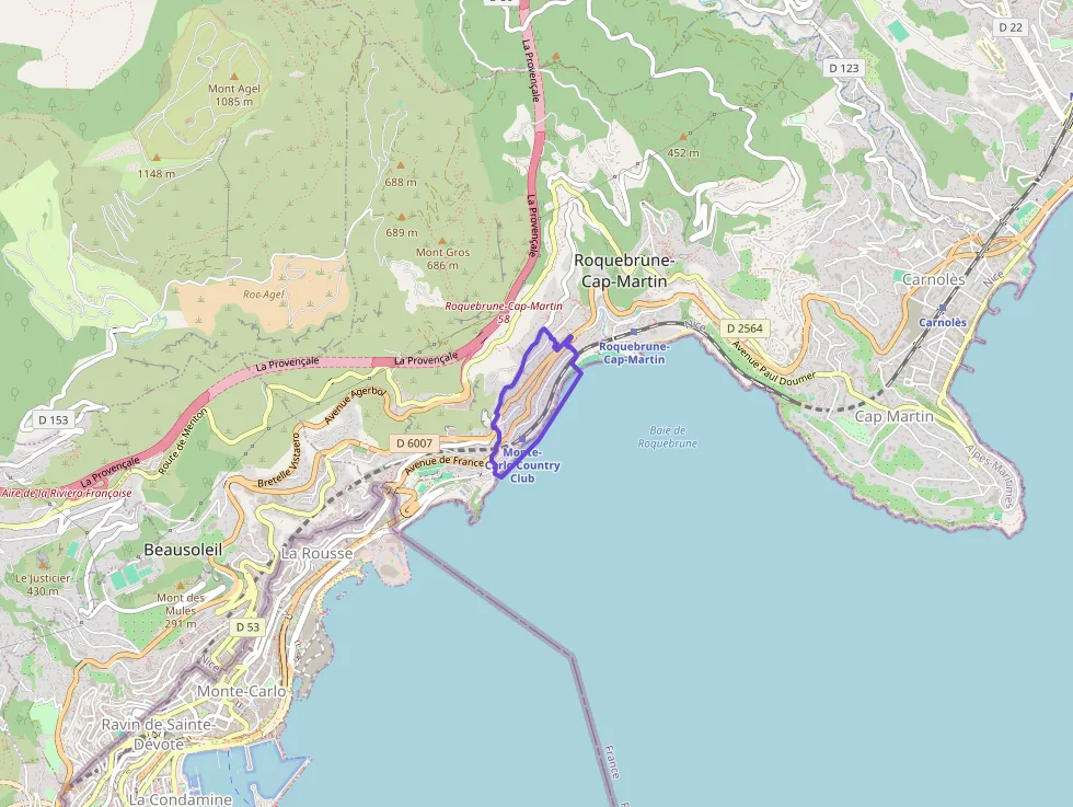 Appartement 68 m² trois pièces à vendre à Roquebrune-Cap-Martin