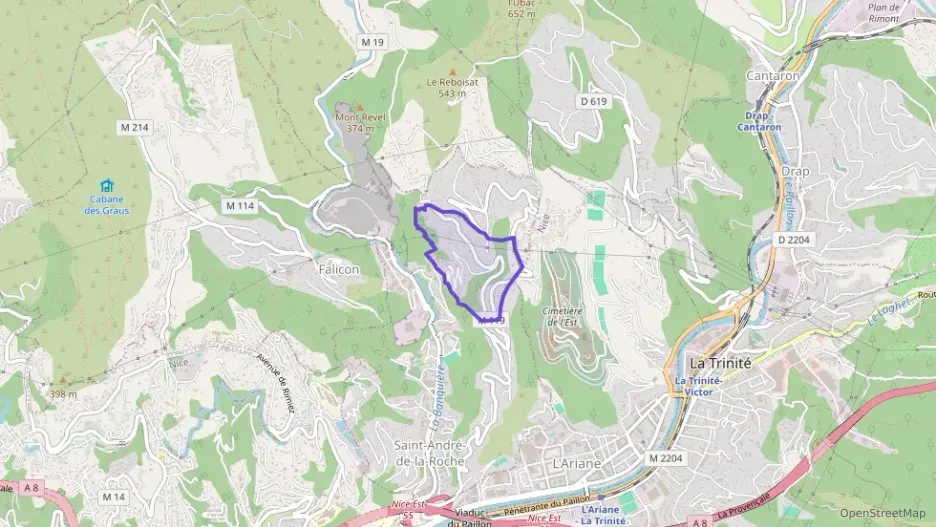 Appartement 77 m² quatre pièces à vendre à Saint-André-de-la-Roche Appartement 77 m² quatre pièces à vendre à Saint-André-de-la-Roche