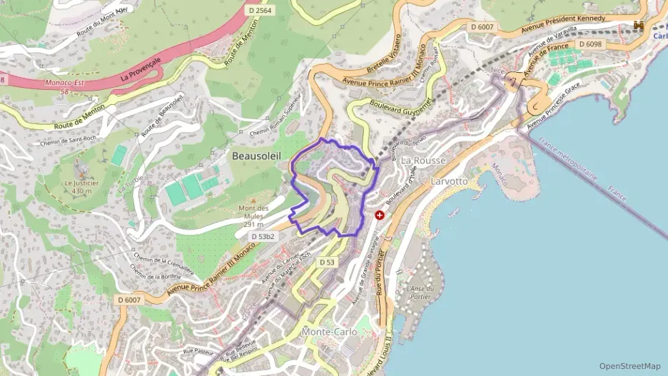 Appartement 76 m² trois pièces à vendre à Beausoleil