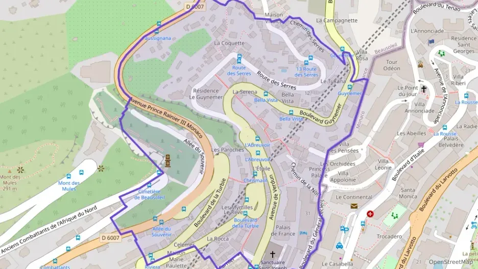 Appartement 69 m² trois pièces à vendre à Beausoleil Appartement 69 m² trois pièces à vendre à Beausoleil