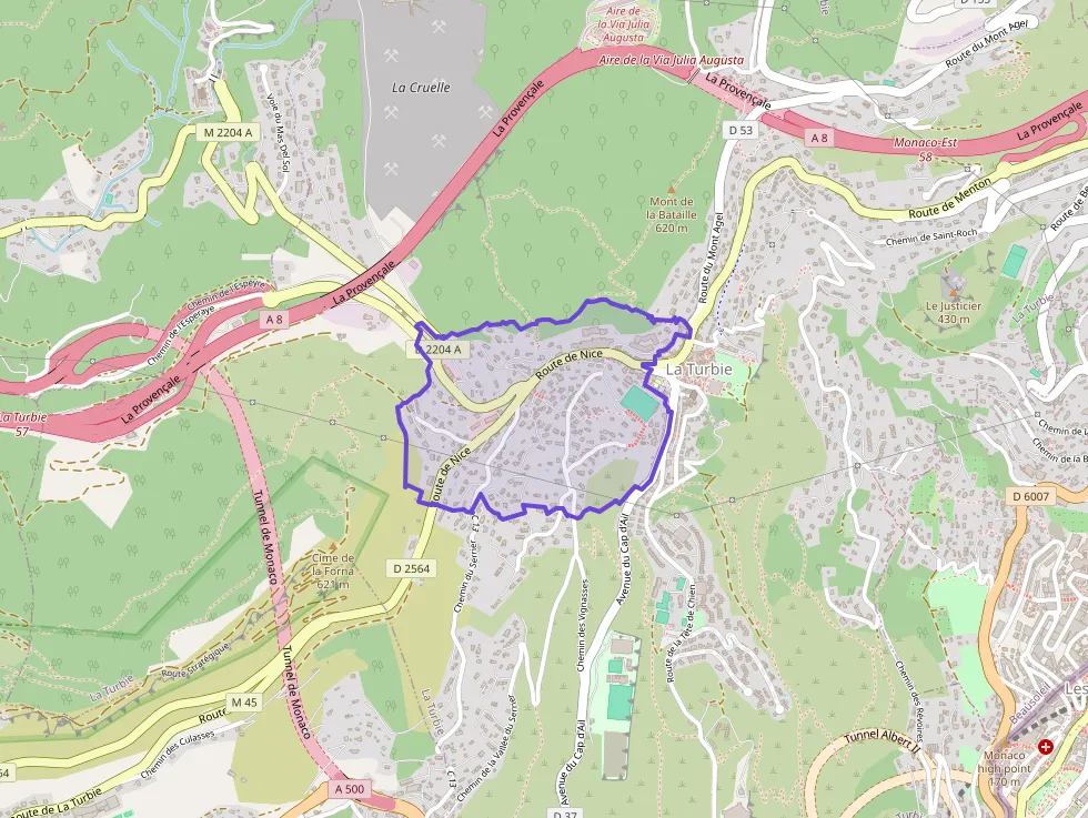 Appartement 52 m² deux pieces à vendre à La Turbie