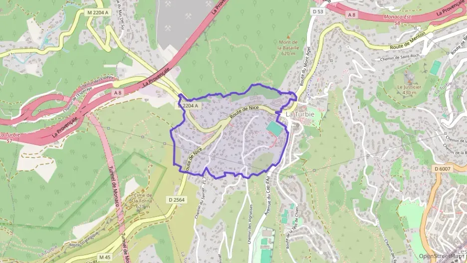 Appartement 52 m² deux pieces à vendre à La Turbie