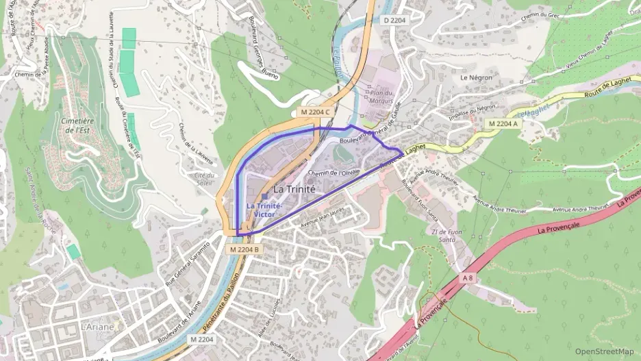 Appartement 80 m² quatre pièces à vendre à La Trinité