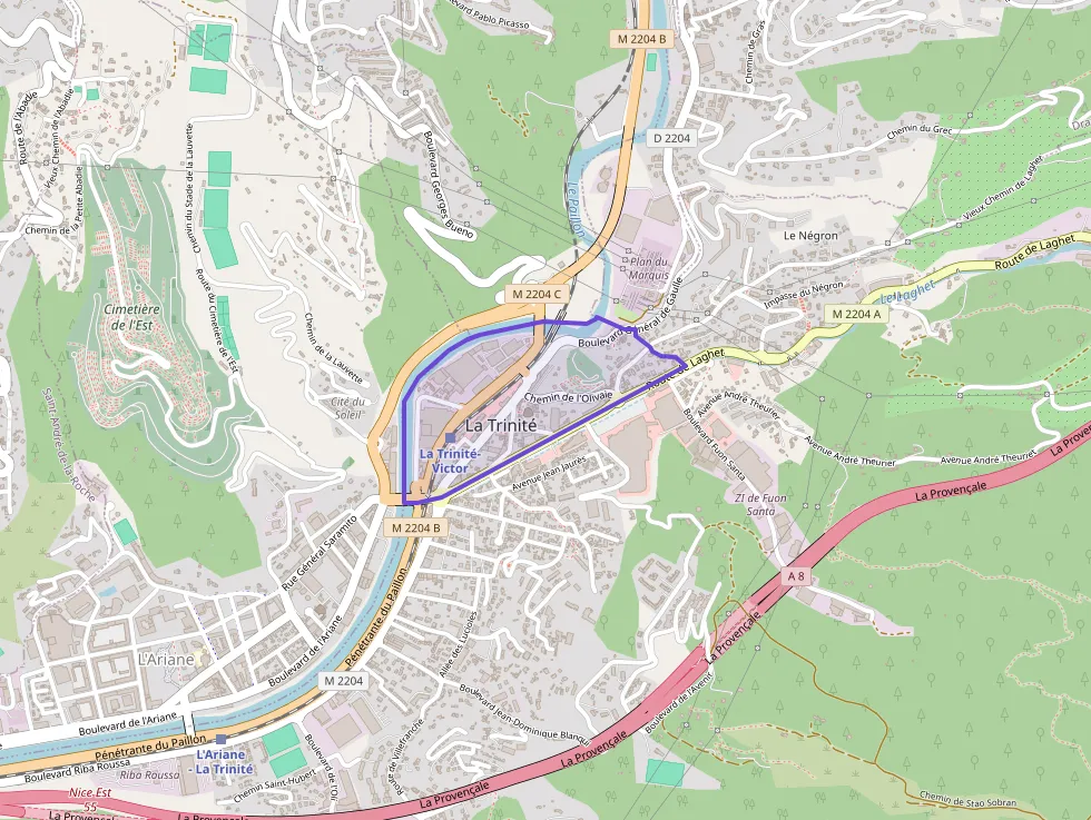 Appartement 63 m² trois pièces à vendre à La Trinité