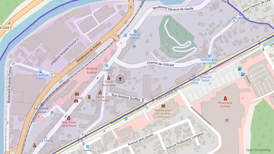 Appartement 73 m² quatre pièces à vendre à La Trinité Appartement 73 m² quatre pièces à vendre à La Trinité