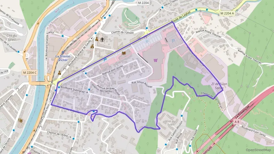 Appartement 102 m² cinq pièces à vendre à La Trinité Appartement 102 m² cinq pièces à vendre à La Trinité