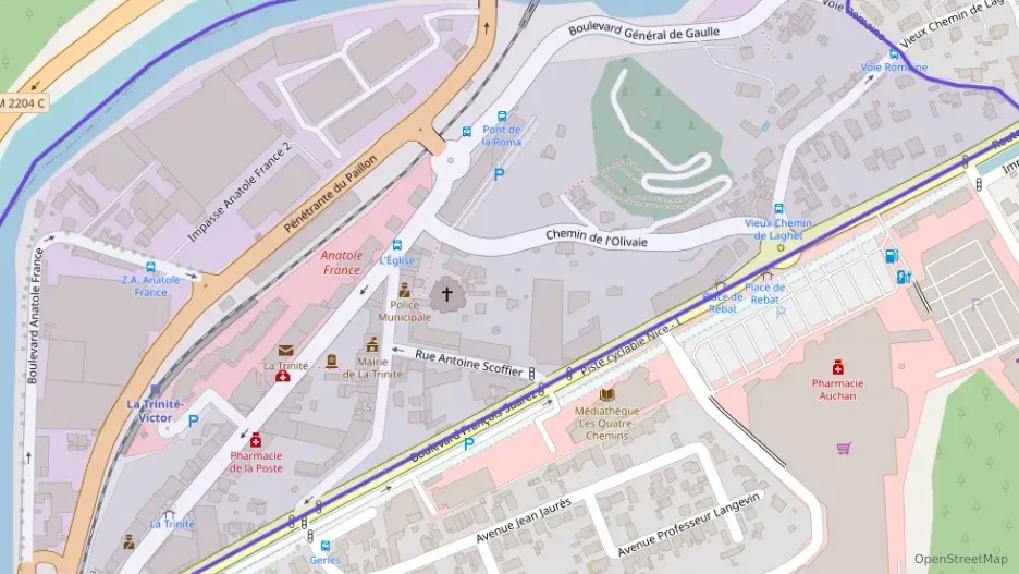 Appartement 70 m² trois pièces à vendre à La Trinité