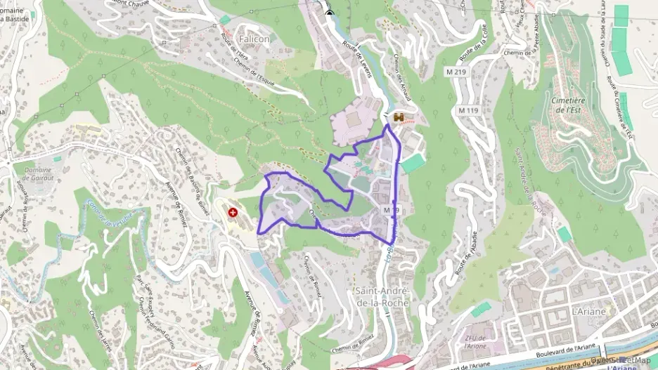 Appartement 39 m² deux pieces à vendre à Saint-André-de-la-Roche Appartement 39 m² deux pieces à vendre à Saint-André-de-la-Roche