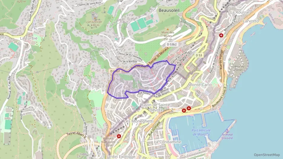 Appartement 40 m² deux pieces à vendre à Beausoleil Appartement 40 m² deux pieces à vendre à Beausoleil