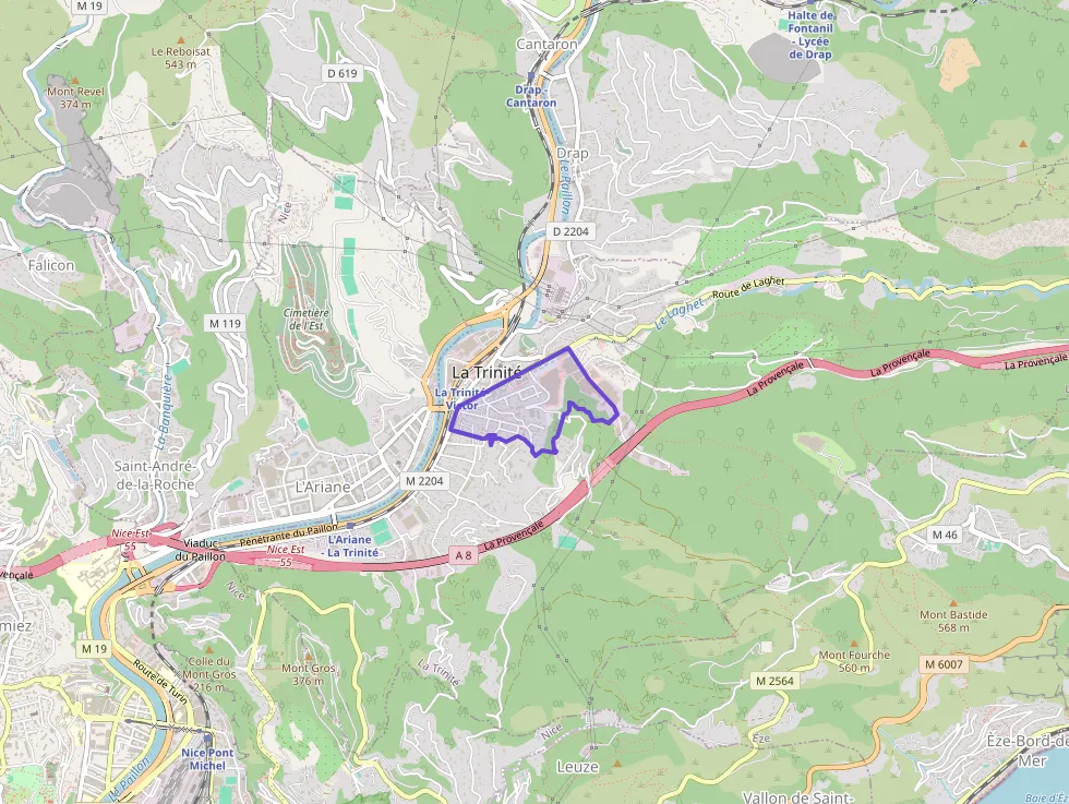 Appartement 70 m² trois pièces à vendre à La Trinité