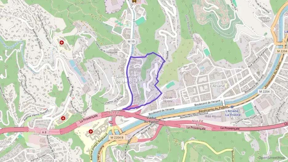 Appartement 65 m² trois pièces à vendre à Saint-André-de-la-Roche Appartement 65 m² trois pièces à vendre à Saint-André-de-la-Roche