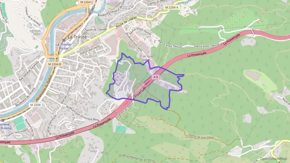 Appartement 82 m² quatre pièces à vendre à La Trinité Appartement 82 m² quatre pièces à vendre à La Trinité