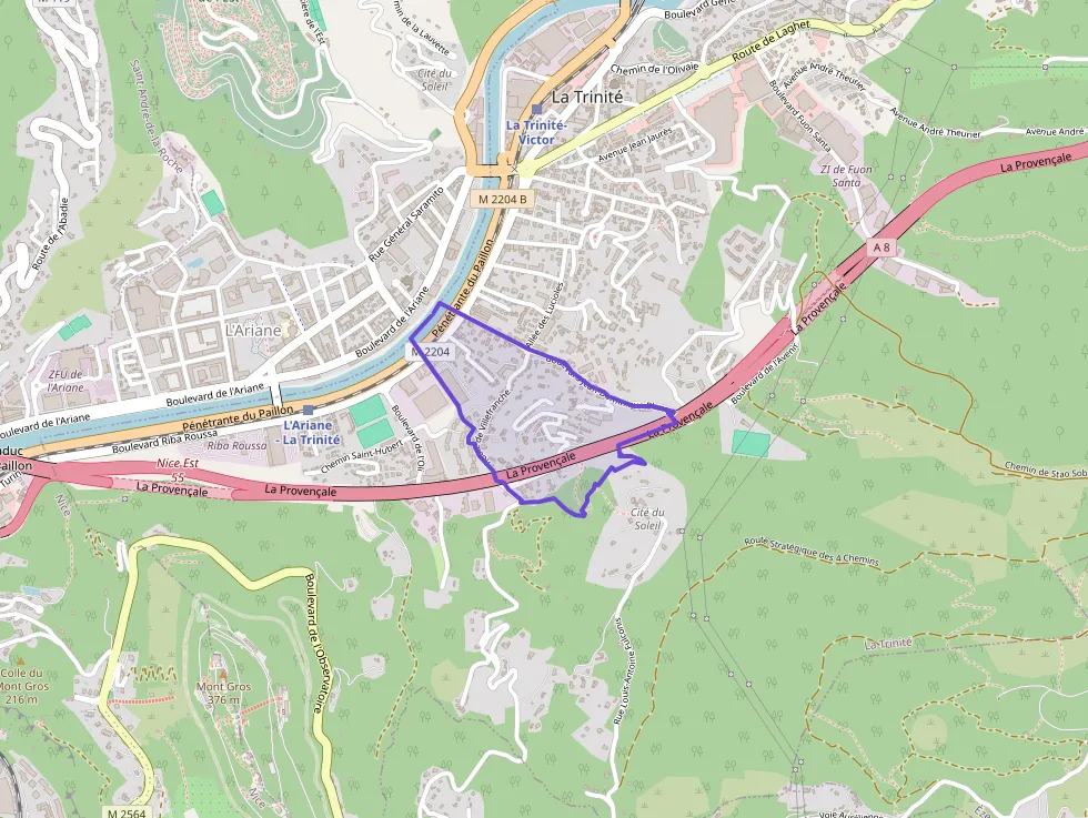 Appartement 73 m² trois pièces à vendre à La Trinité