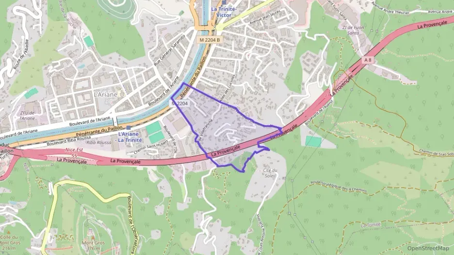 Appartement 81 m² quatre pièces à vendre à La Trinité