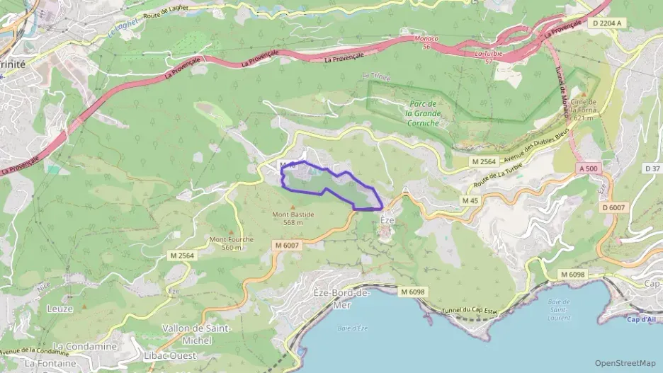 Appartement 81 m² trois pièces à vendre à Èze