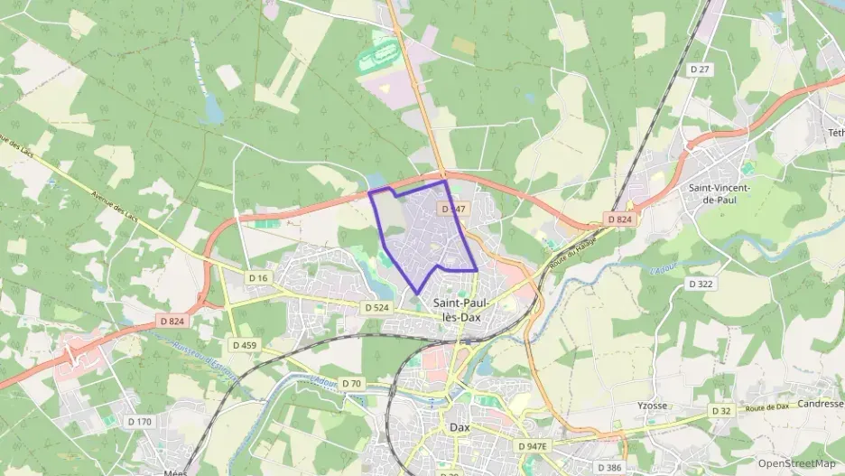 Appartement 57 m² trois pièces à vendre à Saint-Paul-lès-Dax