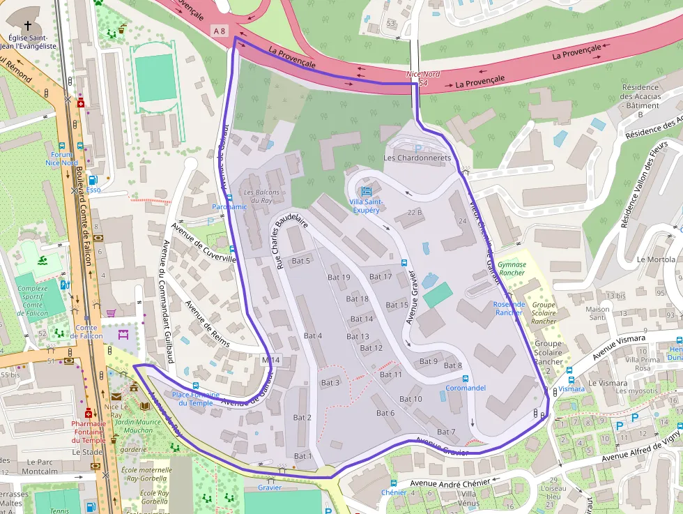 Appartement 78 m² trois pièces à vendre à Nice