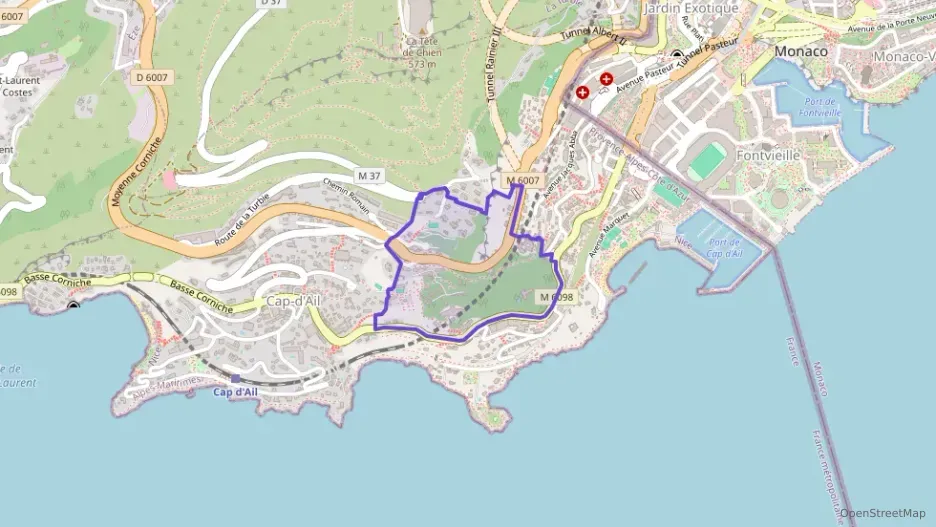 Appartement 90 m² quatre pièces à vendre à Cap-d`Ail