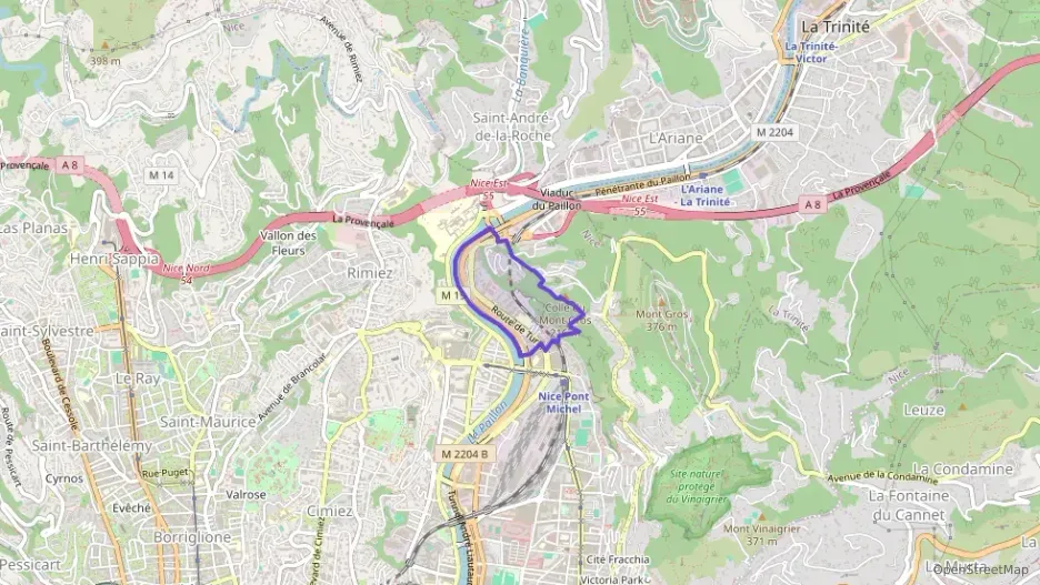 Appartement 54 m² trois pièces à vendre à Nice