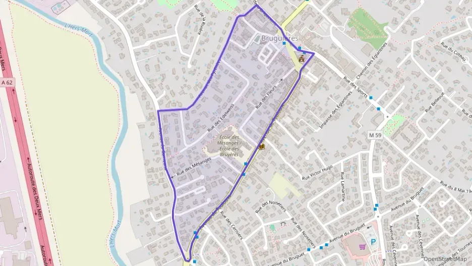 Appartement 45 m² deux pieces à vendre à Bruguières