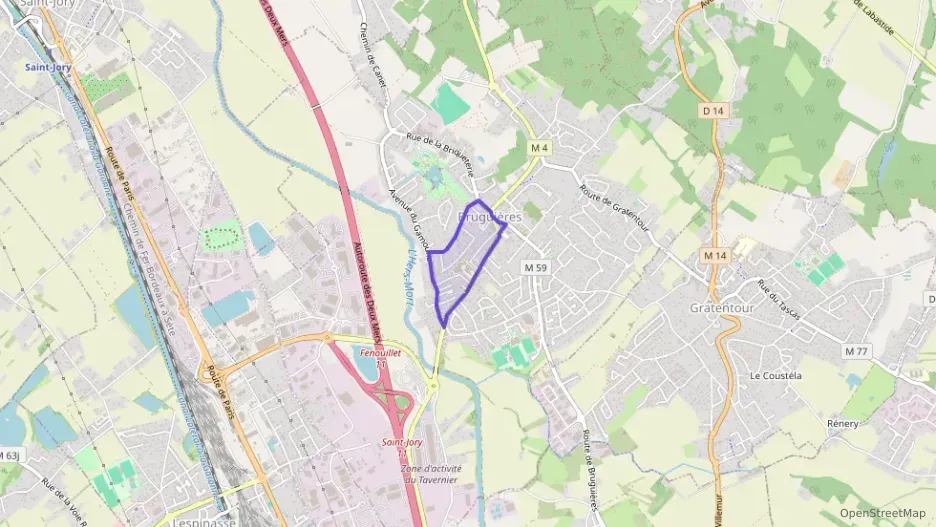 Appartement 45 m² deux pieces à vendre à Bruguières