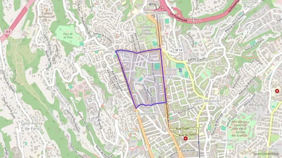 Appartement 43 m² deux pieces à vendre à Nice