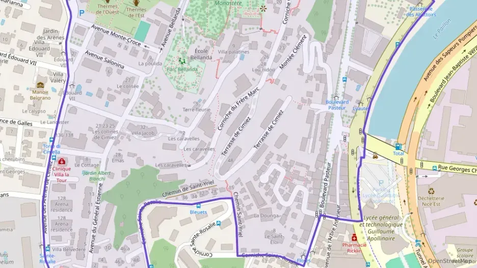 Appartement 108 m² quatre pièces à vendre à Nice