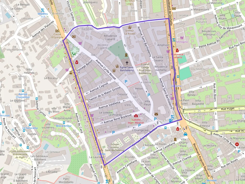 Appartement 57 m² deux pieces à vendre à Nice