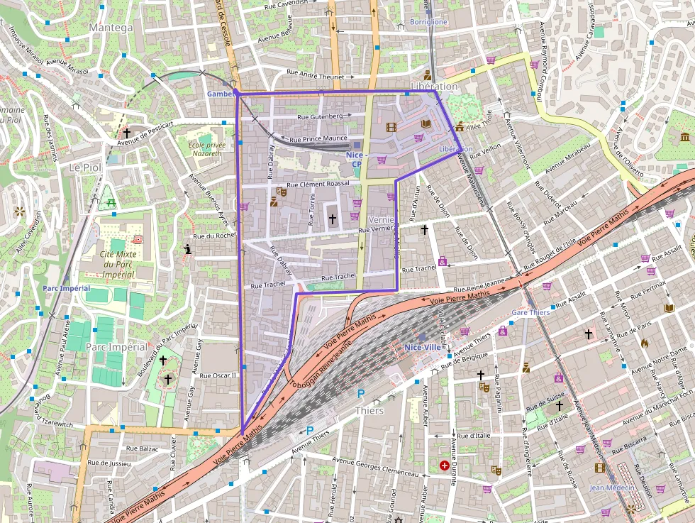 Appartement 54 m² deux pieces à vendre à Nice