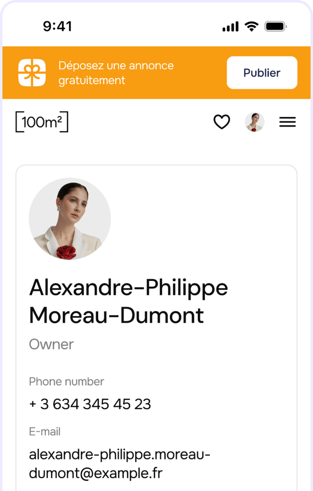 Publication d’annonces sur 100m²